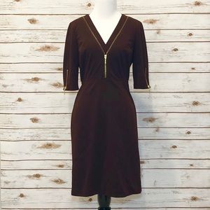 * Donna Morgan • Dress with Zipper Details